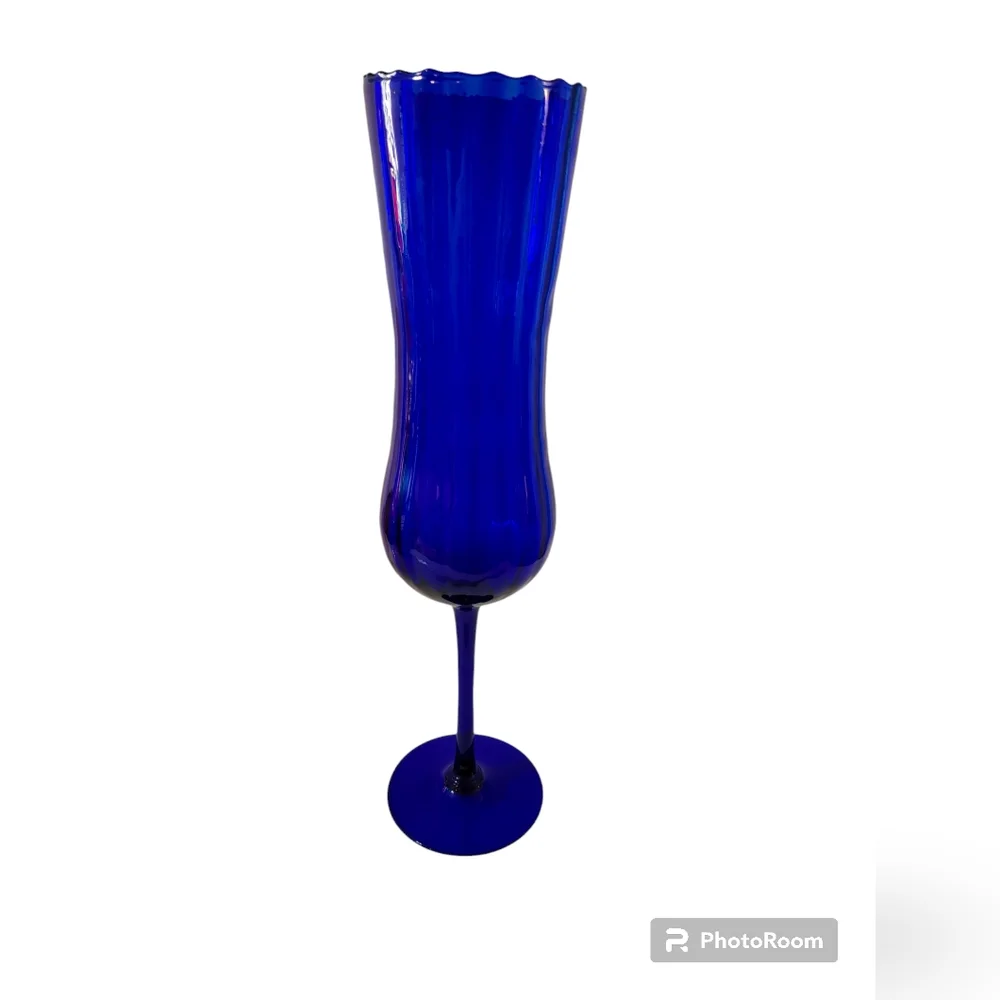 MCM Empoli Italy Footed Optic Vase Compote
